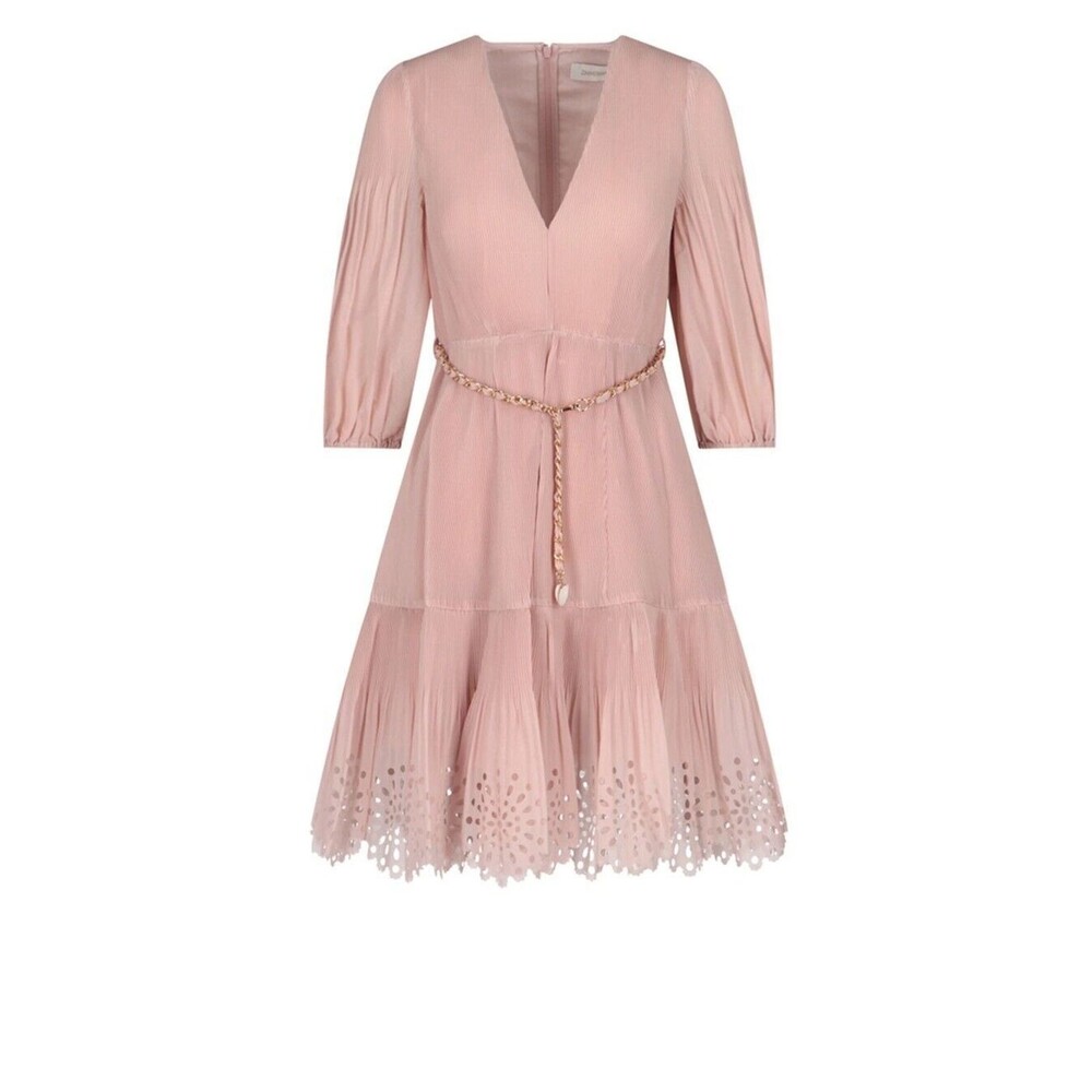 ZIMMERMANN Pleated Dress AU 0P / US 4P pink